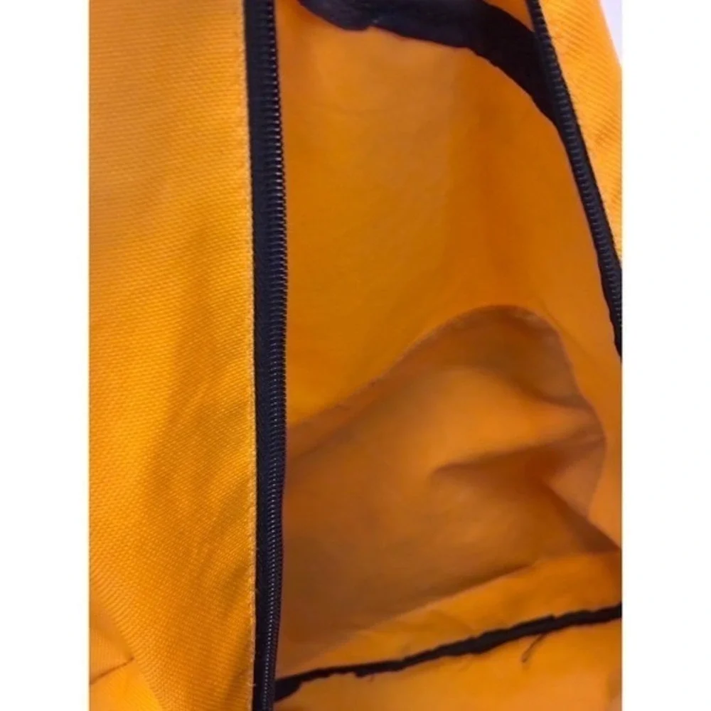 Est 2017 Mustard Yellow Canvas Backpack School Travel Bag